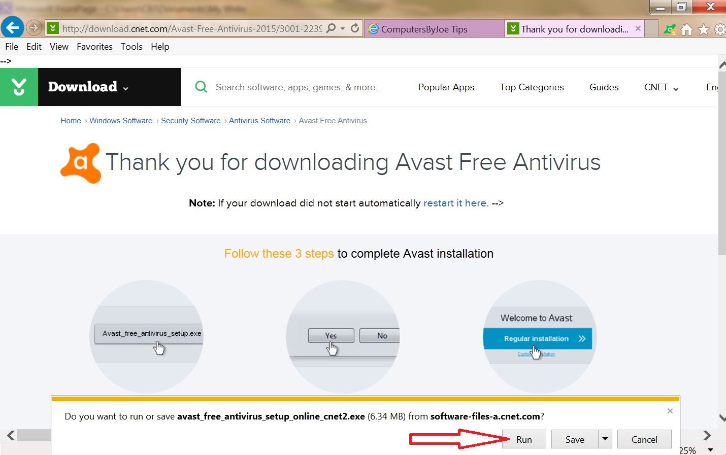 avast free antivirus installed automatically